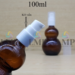 Chai hồ lô đầu xịt giọt KO viền 100ml
