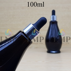 Chai đèn dầu nắp bóp khoen nhôm 100ml