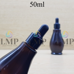 Chai đèn dầu nắp bóp khoen nhôm 50ml