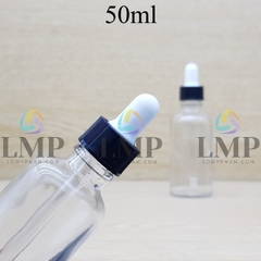 Chai tinh dầu nắp bóp khoen nhựa sọc 50ml