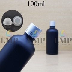 Chai tinh dầu phun mờ nắp xi 2 viền 100ml