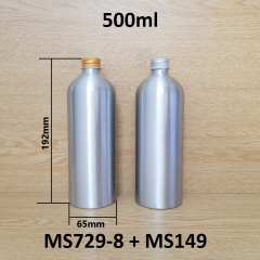 Chai nhôm nắp cuốn biên 500ml
