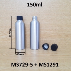 Chai nhôm nắp vặn sọc 150ml