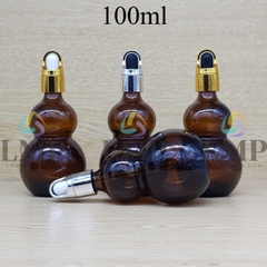Chai hồ lô nắp bóp quai xách 100ml