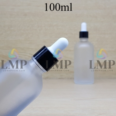Chai tinh dầu phun mờ nắp bóp khoen nhựa trơn 100ml