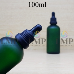Chai tinh dầu phun mờ nắp bóp sọc dày 100ml
