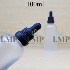 Chai tinh dầu phun mờ nắp bóp sọc dày 100ml