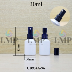 Chai thủy tinh vát đầu nhôm giọt cao 30ml
