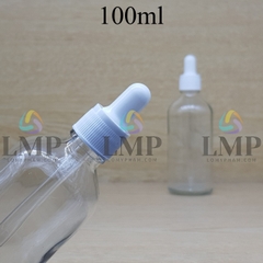 Chai tinh dầu nắp bóp khoen nhựa sọc 100ml
