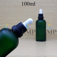 Chai tinh dầu phun mờ nắp bóp sọc dày 100ml