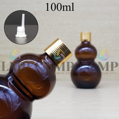 Chai hồ lô nắp sọc 100ml