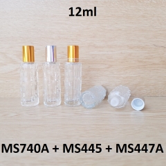 Chai lăn khổ qua đít chai tròn bi nhựa 12ml