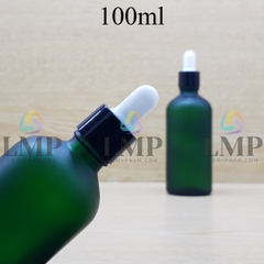 Chai tinh dầu phun mờ nắp bóp khoen nhựa trơn 100ml