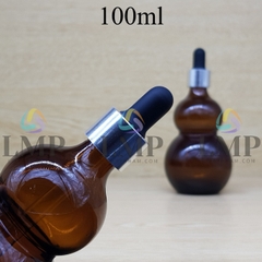 Chai hồ lô nắp bóp khoen nhôm 100ml