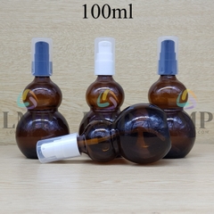 Chai hồ lô đầu xịt giọt KO viền 100ml