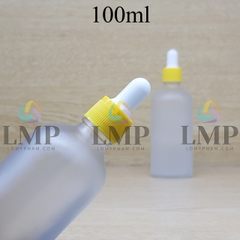 Chai tinh dầu phun mờ nắp bóp khoen nhựa sọc 100ml