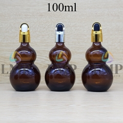 Chai hồ lô nắp bóp quai xách 100ml