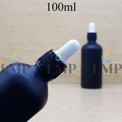 Chai tinh dầu phun mờ nắp bóp khoen nhựa sọc 100ml