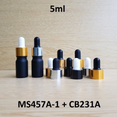 Chai tinh dầu phun mờ nắp bóp khoen nhôm 5ml