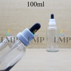 Chai tinh dầu nắp bóp sọc dày 100ml