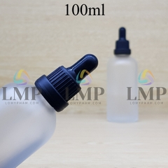 Chai tinh dầu phun mờ nắp bóp sọc dày 100ml