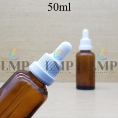Chai tinh dầu nắp bóp sọc dày 50ml