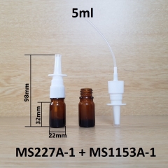 Chai tinh dầu xịt mũi thẳng 5ml