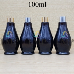 Chai đèn dầu nắp xi KO viền 100ml