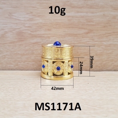 Hũ Dubai vàng đá xanh dương 10g