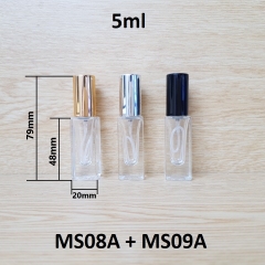 Chai vuông phun sương KO viền 5ml