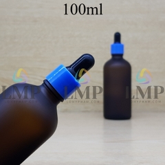 Chai tinh dầu phun mờ nắp bóp khoen nhựa trơn 100ml