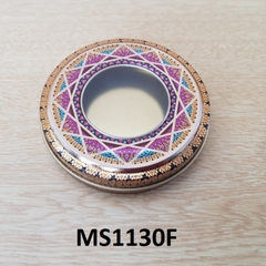 Hộp nhôm saffron hình hoa văn F
