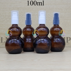 Chai hồ lô đầu xịt giọt KO viền 100ml