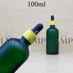 Chai tinh dầu phun mờ nắp bóp khoen nhựa sọc 100ml