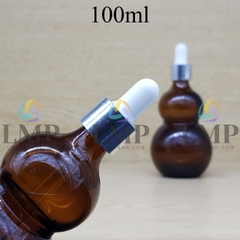 Chai hồ lô nắp bóp khoen nhôm 100ml