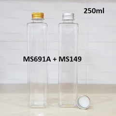 Chai TALL trong nắp nhôm cuốn 250ml