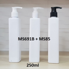 Chai TALL trắng vòi van 250ml