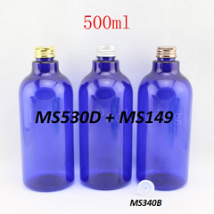 Chai cổ cao xanh dương 500ml