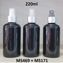 Chai đen phun sương xi bạc 220ml