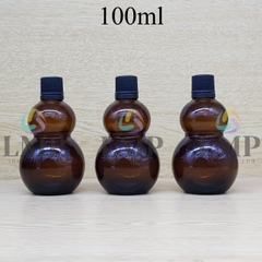 Chai hồ lô nắp nhựa mỏng 100ml