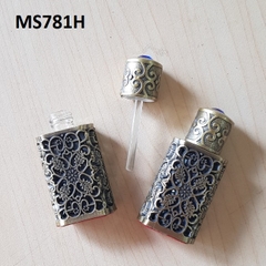 Chai nước hoa Dubai dẹp màu đồng 10ml