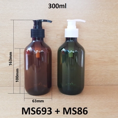Chai PET vòi van 300ml