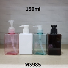 Chai PETG vuông 150ml