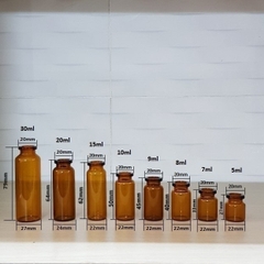 Chai TT nâu nắp nhọn 5ml