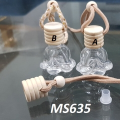 Chai treo xe hoa hồng 6ml