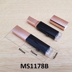 Thỏi trượt xéo màu đen nắp rosegold