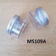 Hũ nhựa trong nắp thiếc 100g