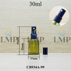 Chai thủy tinh vát đầu nhôm giọt cao 30ml