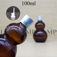 Chai hồ lô nắp xi 2 viền 100ml