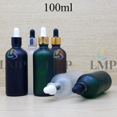 Chai tinh dầu phun mờ nắp bóp khoen nhôm 100ml